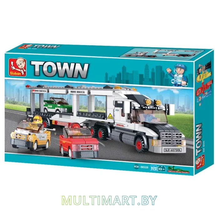 Конструктор Sluban M38-B0339 Большой автовоз (638 деталей)